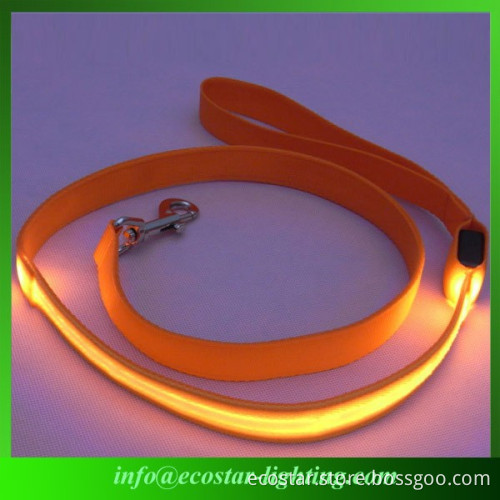 Cheap glowing pet leash personalized led glowing pet leash